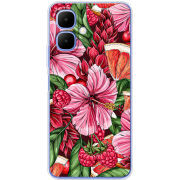 Чохол BoxFace Tecno Go 2 Tropical Flowers