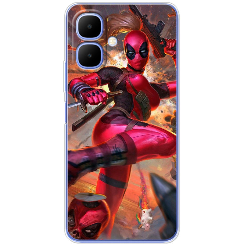 Чохол BoxFace Tecno Go 2 Woman Deadpool