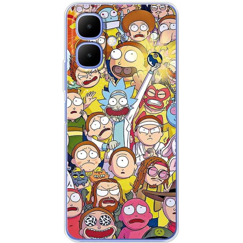 Чохол BoxFace Tecno Go 2 Rick and Morty