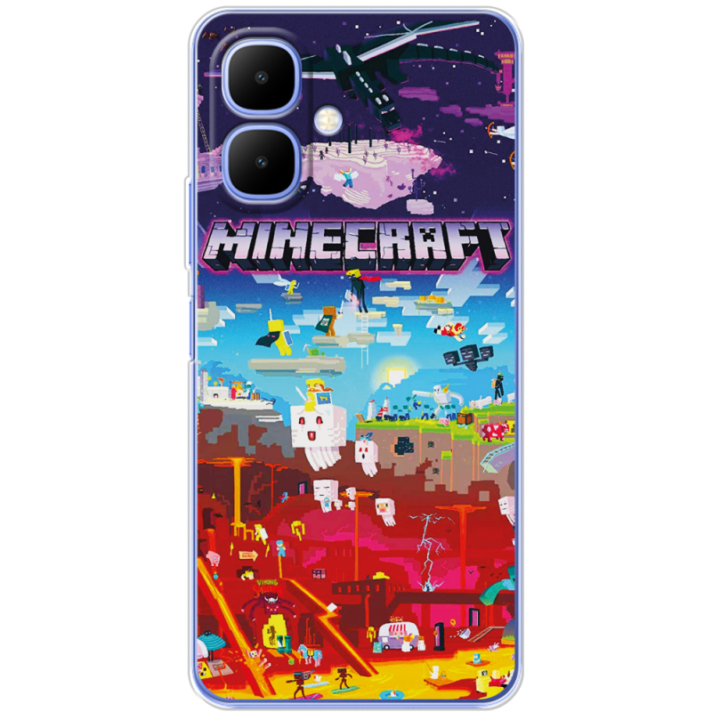 Чохол BoxFace Tecno Go 2 Minecraft World Beyond