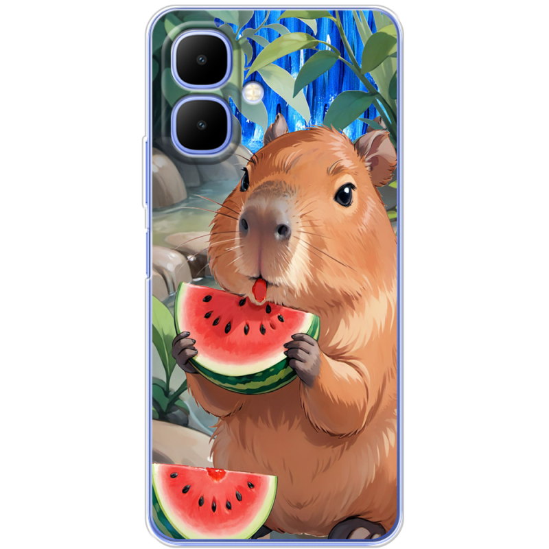 Чохол BoxFace Tecno Go 2 Капібара з кавуном