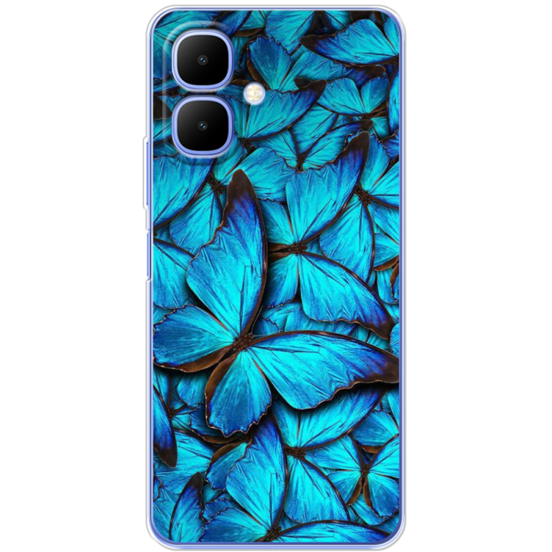 Чохол BoxFace Tecno Go 2 лазурные бабочки