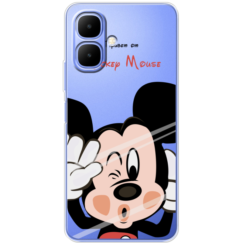 Прозорий чохол BoxFace Tecno Spark Go 2 Mister M