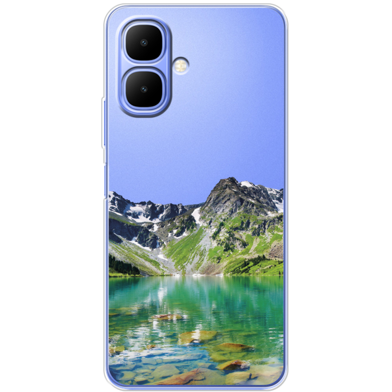 Прозорий чохол BoxFace Tecno Spark Go 2 Green Mountain