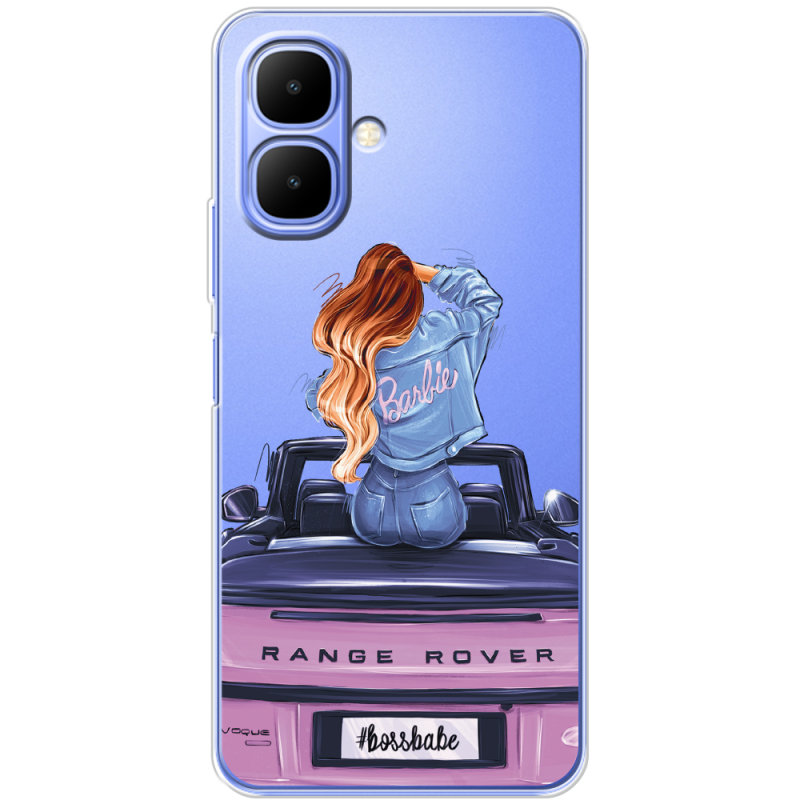 Прозорий чохол BoxFace Tecno Spark Go 2 Boss Babe