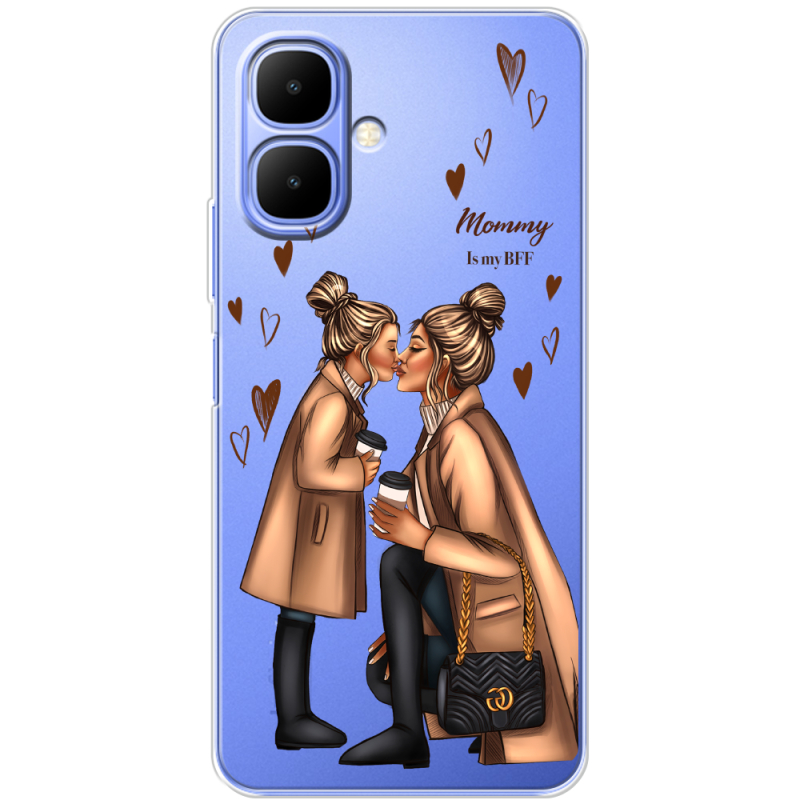 Прозорий чохол BoxFace Tecno Spark Go 2 Mommy Is My BFF