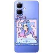 Прозорий чохол BoxFace Tecno Spark Go 2 The Sakuras Will Cry For You