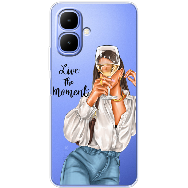 Прозорий чохол BoxFace Tecno Spark Go 2 Live The Moment