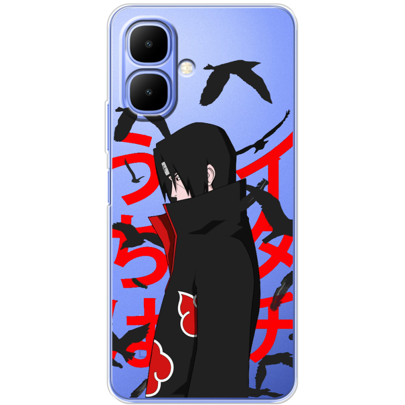 Прозорий чохол BoxFace Tecno Spark Go 2 Учиха Итачи