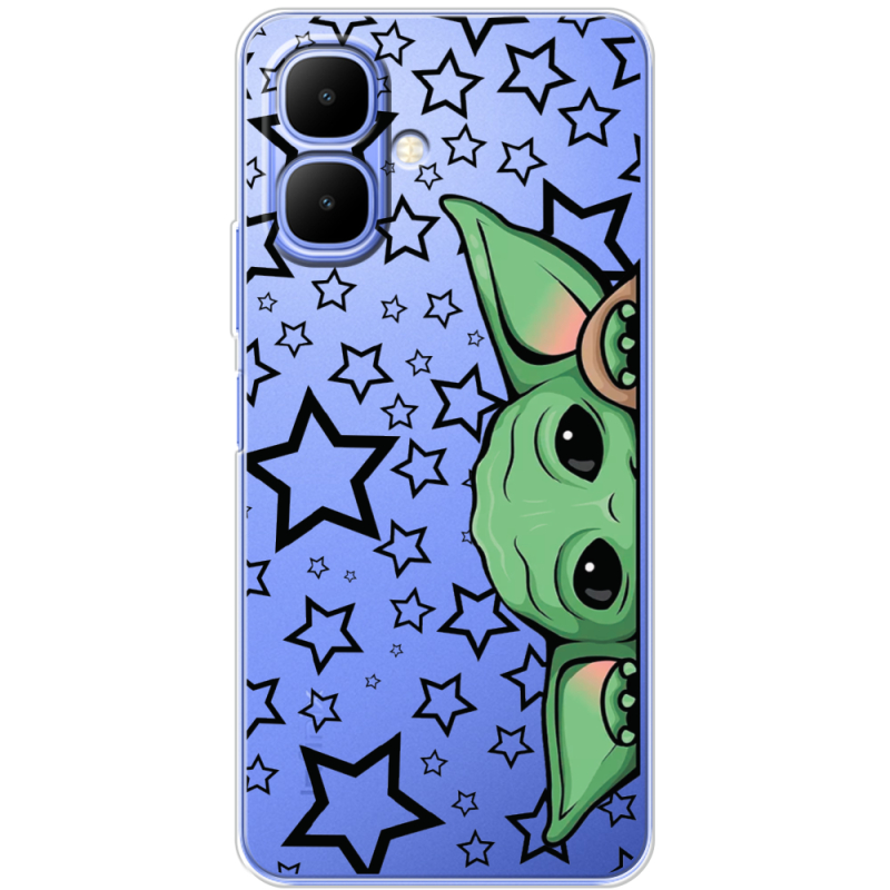 Прозорий чохол BoxFace Tecno Spark Go 2 Baby Yoda