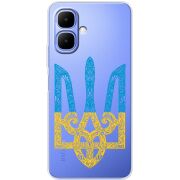 Прозорий чохол BoxFace Tecno Spark Go 2 Gold Trident