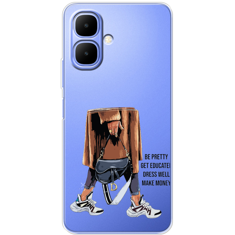 Прозорий чохол BoxFace Tecno Spark Go 2 Motivation