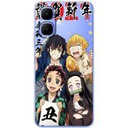 Прозорий чохол BoxFace Tecno Spark Go 2 Незуко та друзі