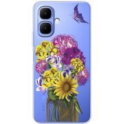 Прозорий чохол BoxFace Tecno Spark Go 2 My Bouquet