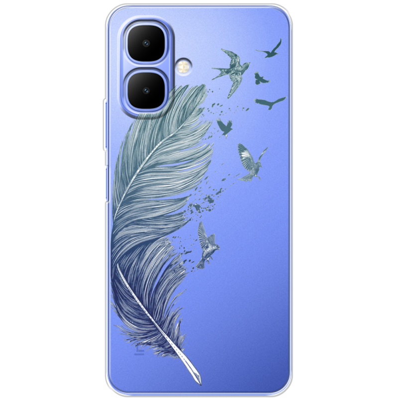 Прозорий чохол BoxFace Tecno Spark Go 2 Feather