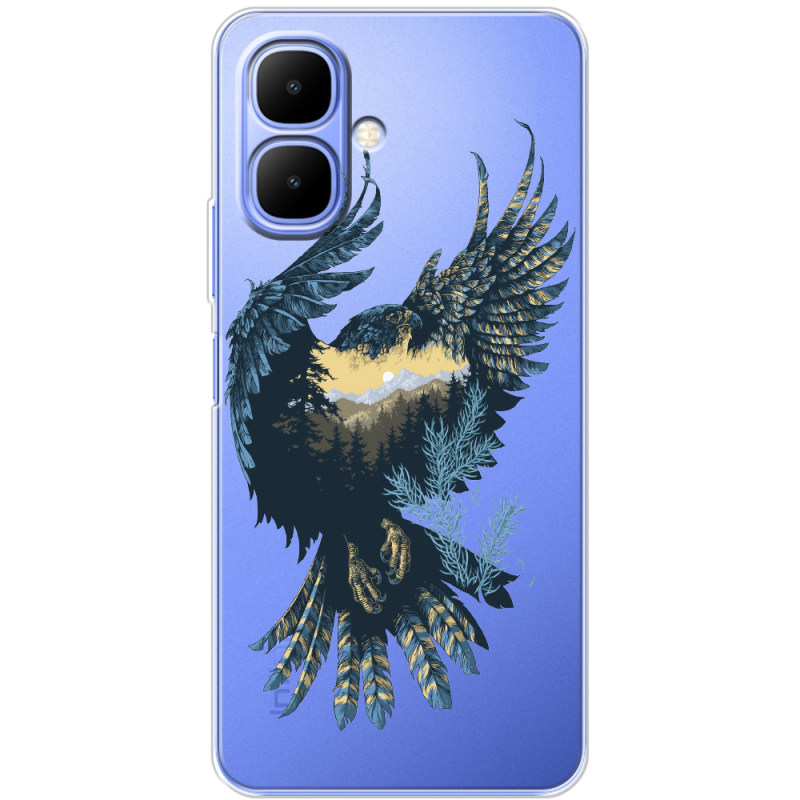 Прозорий чохол BoxFace Tecno Spark Go 2 Eagle