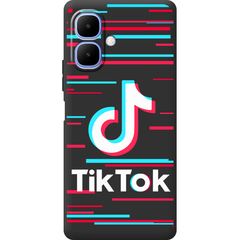 Чорний чохол BoxFace Tecno Spark Go 2 Tik Tok