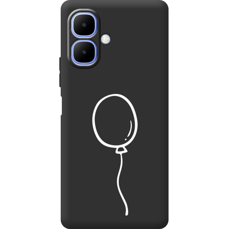 Чорний чохол BoxFace Tecno Spark Go 2 Balloon