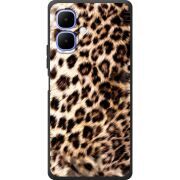 Чорний чохол BoxFace Tecno Spark Go 2 Леопардовий