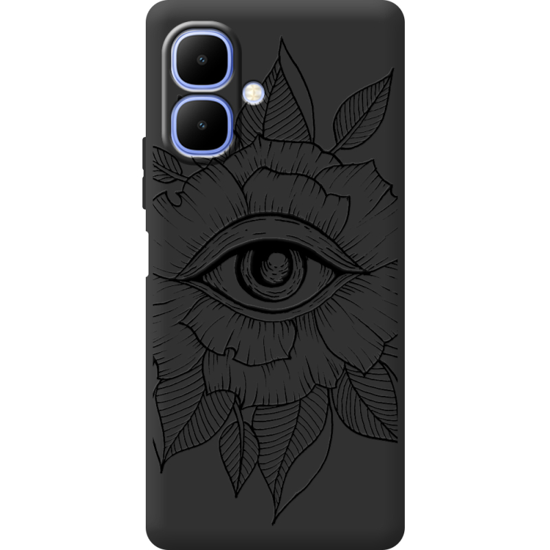 Чорний чохол BoxFace Tecno Spark Go 2 Eye