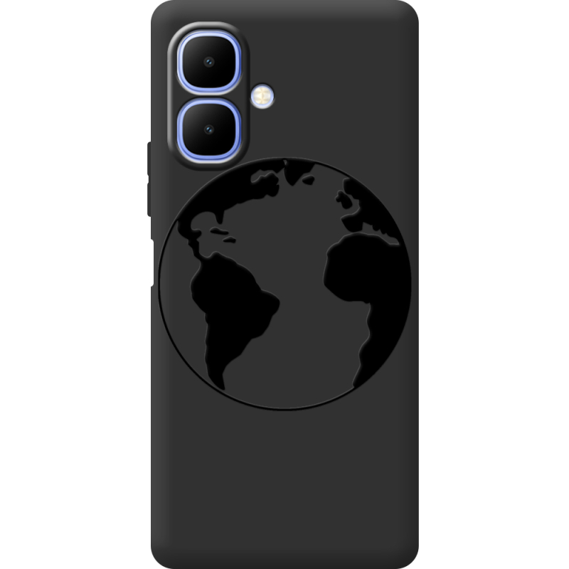 Чорний чохол BoxFace Tecno Spark Go 2 Earth