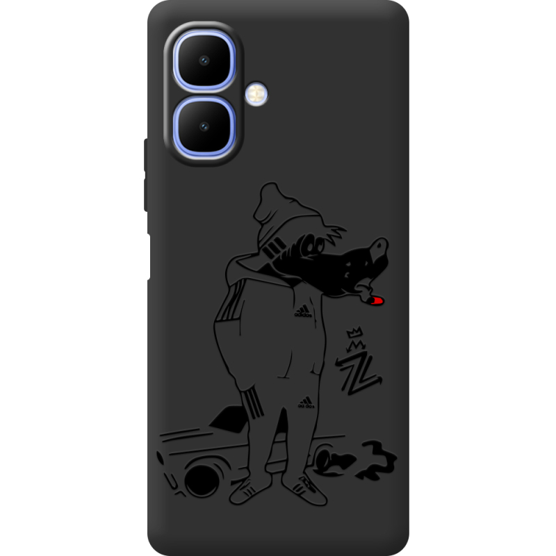 Чорний чохол BoxFace Tecno Spark Go 2 