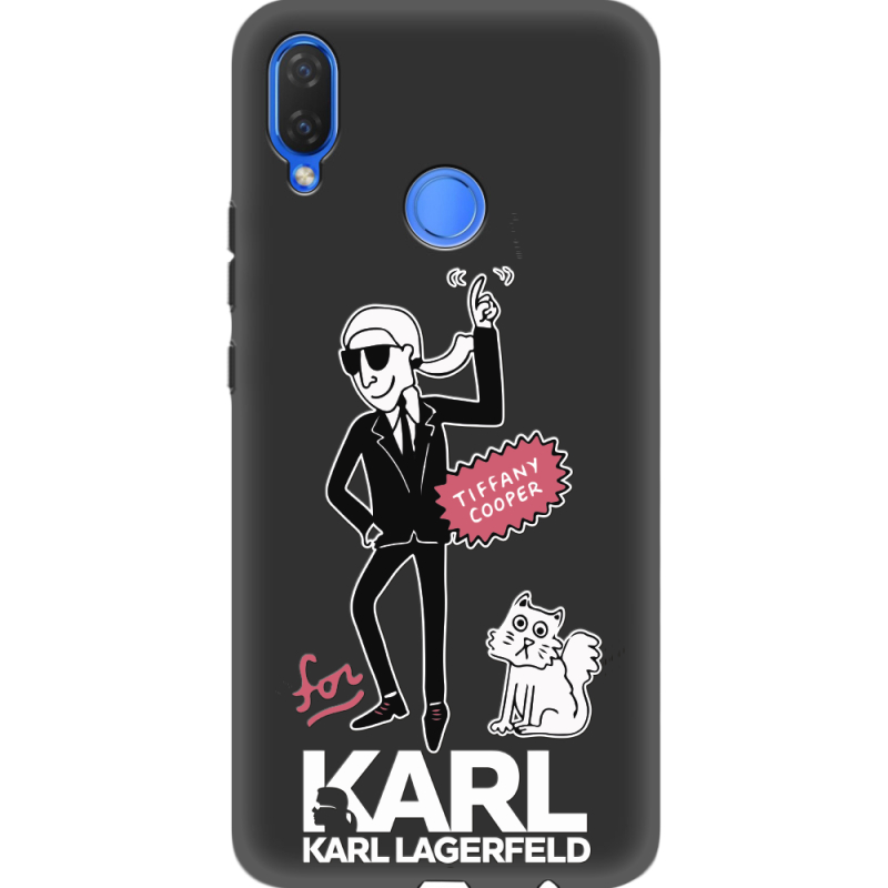 Черный чехол Uprint Huawei P Smart Plus For Karl