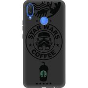 Черный чехол Uprint Huawei P Smart Plus Dark Coffee