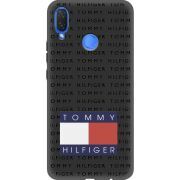 Черный чехол Uprint Huawei P Smart Plus Tommy Print