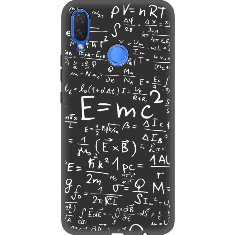 Черный чехол Uprint Huawei P Smart Plus E=mc2