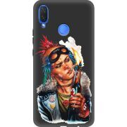 Черный чехол Uprint Huawei P Smart Plus Tanker Girl