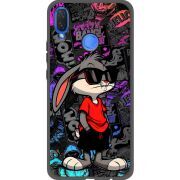 Черный чехол Uprint Huawei P Smart Plus Малий вухань
