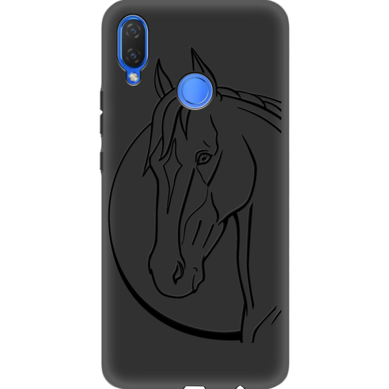 Черный чехол Uprint Huawei P Smart Plus Horse