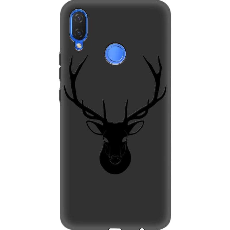 Черный чехол Uprint Huawei P Smart Plus Deer