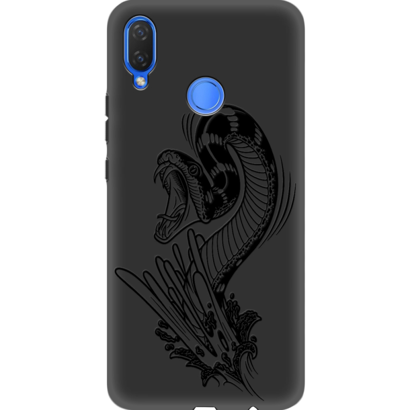 Черный чехол Uprint Huawei P Smart Plus Snake