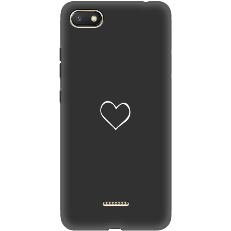 Черный чехол Uprint Xiaomi Redmi 6A My Heart