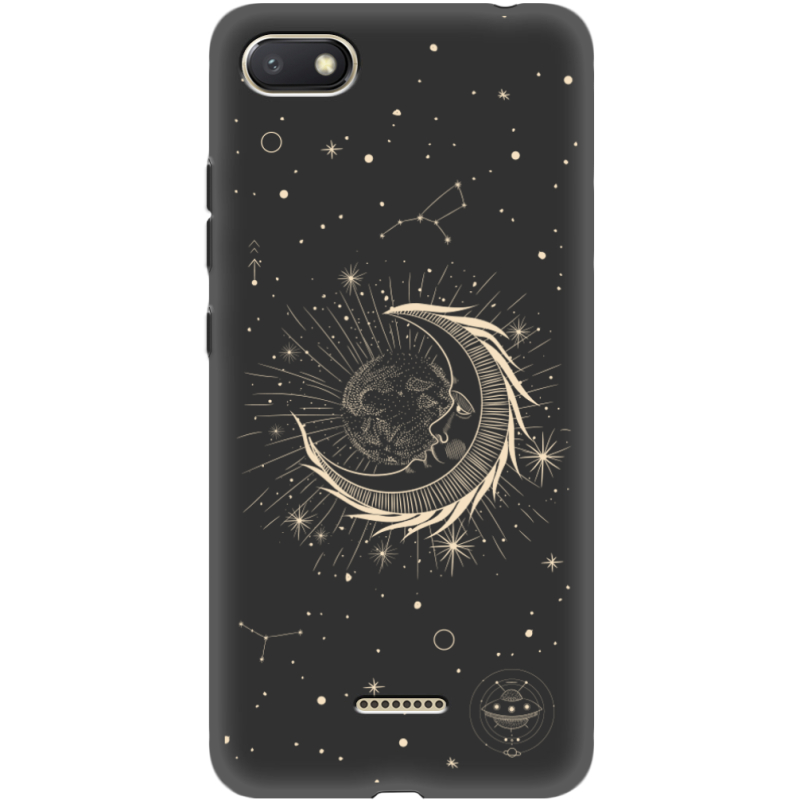 Черный чехол Uprint Xiaomi Redmi 6A Moon