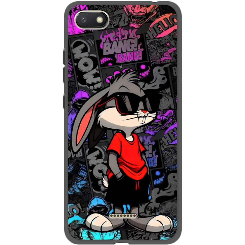 Черный чехол Uprint Xiaomi Redmi 6A Малий вухань