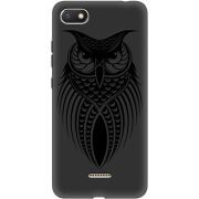 Черный чехол Uprint Xiaomi Redmi 6A Owl