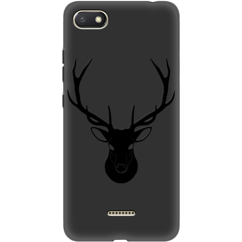 Черный чехол Uprint Xiaomi Redmi 6A Deer