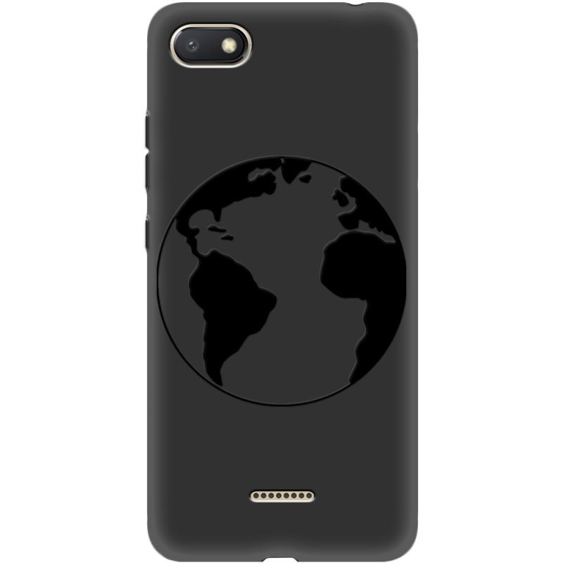 Черный чехол Uprint Xiaomi Redmi 6A Earth