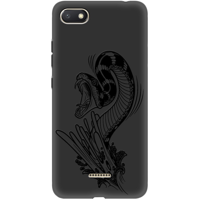 Черный чехол Uprint Xiaomi Redmi 6A Snake