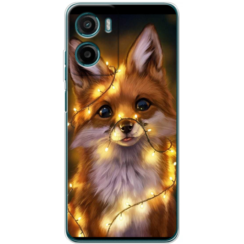 Чохол BoxFace Motorola G06 Різдвяна лисичка