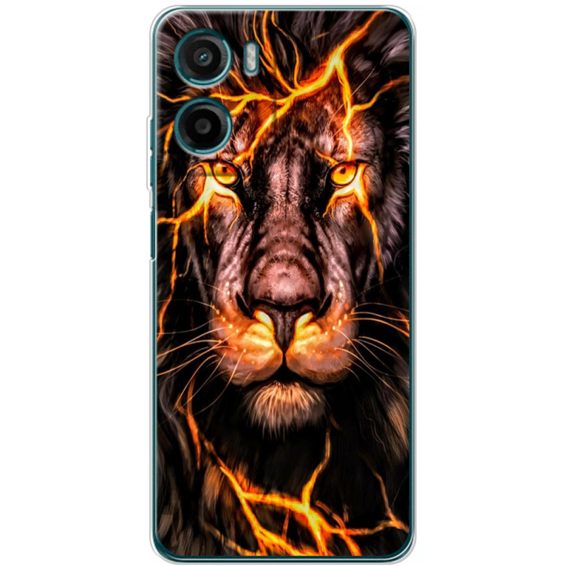Чохол BoxFace Motorola G06 Fire Lion