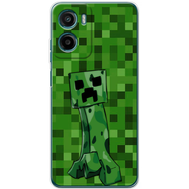 Чохол BoxFace Motorola G06 Minecraft Creeper