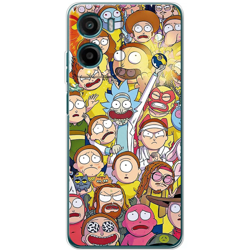 Чохол BoxFace Motorola G06 Rick and Morty