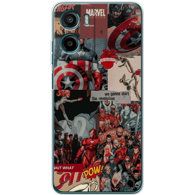 Чохол BoxFace Motorola G06 Marvel Avengers