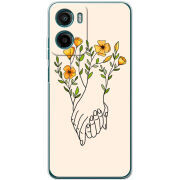 Чохол BoxFace Motorola G06 Flower Hands