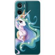 Чохол зі стразами Motorola G06 Unicorn Queen