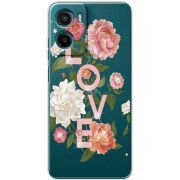 Чохол зі стразами Motorola G06 Love